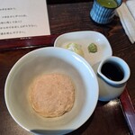 そば処 藤村 - 山芋、出汁、薬味