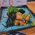 めしと酒 あおい食堂。 - 胡麻ブリ刺