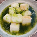 お蕎麦とお酒 さんぽ径 - 揚げ出し豆腐。