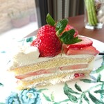 小さなカフェ Rei - イチゴのショートケーキ780円