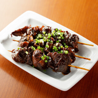 Specialty ◎Steeled skewers made with carefully selected Bincho charcoal and Okazaki Hatcho miso