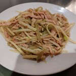 芙蓉菜館 - ザーサイと豚肉の細切り炒め