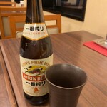 Hanahana Tei - 中瓶ビール ¥590- (2024/01/11）