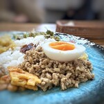 10% - 料理写真:＊キーマは夫好みの辛さ味わいで、美味しいとの感想。副菜の味わいもよく、全体としても好みで気に入ったとか。