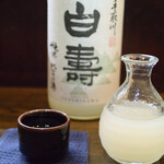 大納言本家 - 手取川 純米にごり酒 白寿        