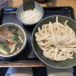 肉汁うどんの南哲 - 肉汁うどん並 割飯