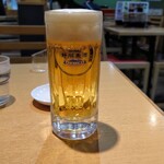 石松餃子 - 生ビールはやはりこれくらいのジョッキに入れて欲しい 202401