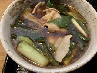 肉汁うどんの南哲 - 肉汁