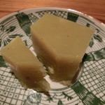 たらいうどん椛や - 「芋羊羹」100円だけど、とっっても美味しい。ただのお芋なのにね～美味しい。