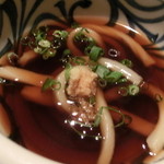 たらいうどん椛や - 「釜揚げうどん」を色々な薬味で味わいます。