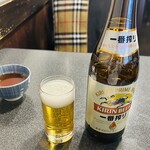 菊屋 - ビールはアサヒとキリンから選べました