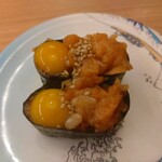 すし江戸 - サーモンユッケ