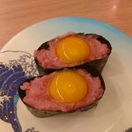 すし江戸 - うずら鉄火