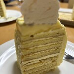 エシレ・メゾン デュ ブール - クリスマス　ブッシュドノエル　断面