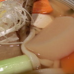 たらいうどん椛や - 「しっぽくうどん」奥さんの感想は、けんちんの淡い味わいだって。