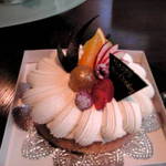 アンファン ルミエール - バナナタルト（誕生日仕様）