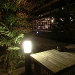 たらいうどん椛や - 夜の「椛や」さん。③　灯が素敵～