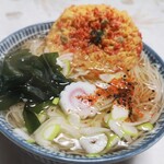 揖保乃糸資料館 そうめんの里 - どん兵衛あとのせサクサク揖保乃糸