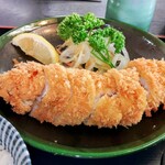 Tonkatsu Teppei - 新潟県産長ネギを群馬県産豚ロース肉で巻いて揚げたトンカツです