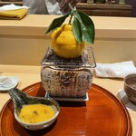 銀座 しのはら - 三宝柑釜