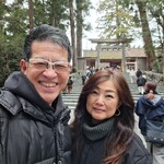 Ichigetsuya - 今年の初詣に夫婦二人で参拝した。