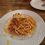 FLOR - スパゲッティ　渡り蟹のトマトクリームソース