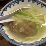 味太助 本店 - テールスープ