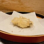 天兼 - 牡蠣の天ぷら