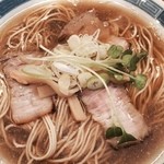 中華そば しば田 - 煮干しそば 700円
      久しぶりに店内連食。
      
      ラン