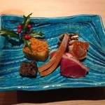 くろぎ - 八寸・ちょっとクリスマス風