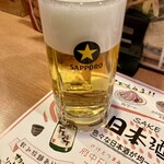 Saketo Tsumami Fuchuu Furatto - 生ビール　サッポロ黒ラベル