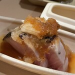 銀座 しのはら - ぶりぶりの中に鰤