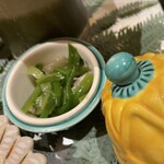 銀座 しのはら - 雉と芹のあえもの