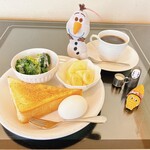 TOSHI - 料理写真:モーニング 500円
コーヒー美味しいし、アリですね(*ﾟ▽ﾟ*)