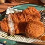 かつ敏 - かにコロとロースかつ