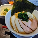 Ramen Karate Kiddo - 銀鱈らぁ〜麺＆ずわい蟹のバター風味炊き込みご飯