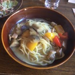 minamo - ランチ　グリーンカレー風パスタ