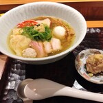 饗 くろ喜 - 特製塩そば＋焼売