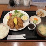 あらえびす - 広島産カキフライご飯セット　税込み1600円