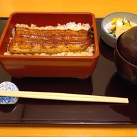 赤坂ふきぬき - ランチセット鰻重（竹）2,200円  2024.01