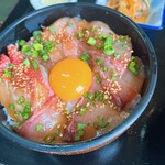 藍ヶ江水産 地魚干物食堂 - 地魚の漬丼