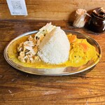 ララカレーハママツ - ご飯特盛　200円