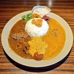 メメントモリ - 本日の3種盛りカレー。