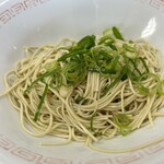 一楽ラーメン - 替玉にもネギ♪( ´θ｀)ノ