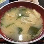 なぎさ亭 - お味噌汁です