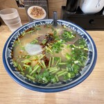 蘭州拉麺店 火焔山 - 普通の牛肉麺980円