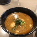 230967455 - 特製海老つけ麺のつけ汁のアップ