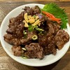 ストロングスタイル - ステーキ丼❗️ ご飯大盛の上に200gのサイコロステーキがドーン❗️