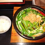 ニラなんばんらーめん 香麺 - ニラそば 味噌 (ﾐﾆﾗｲｽ付)