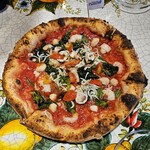 ピッツェリア エ オステリア パドリーノ - ランチピザ「魚介と縮みほうれん草」